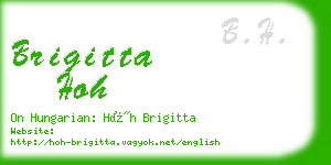 brigitta hoh business card